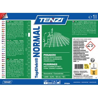 Preparat myjący do posadzek matowych TENZI, Topefekt Normal, 1l, Środki czyszczące, Artykuły higieniczne i dozowniki