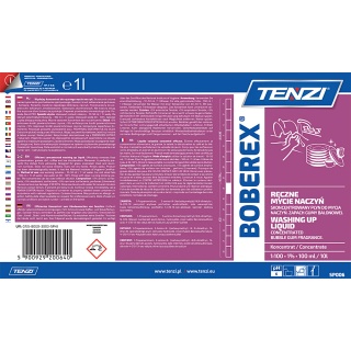 Płyn do mycia naczyń TENZI, zapach gumy balonowej, Boberex, 1l, Środki czyszczące, Artykuły higieniczne i dozowniki