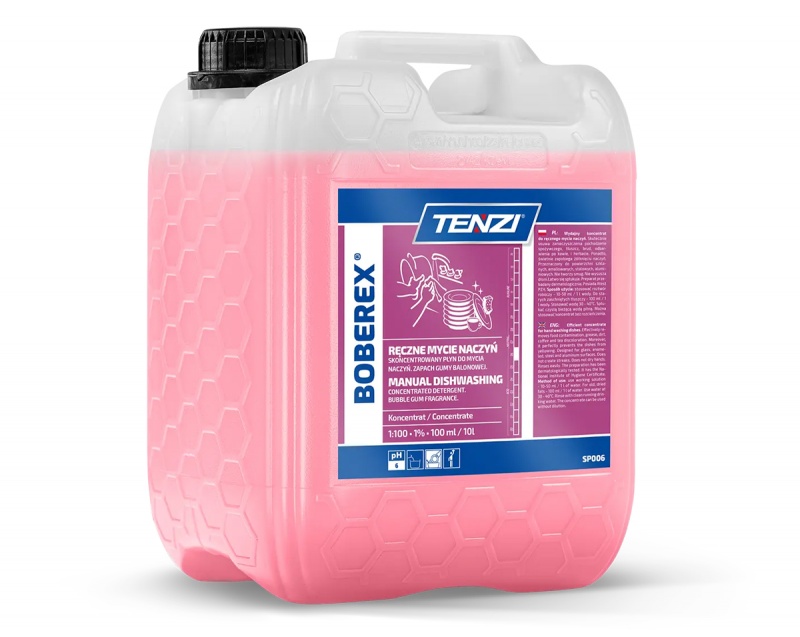 Płyn do mycia naczyń TENZI, zapach gumy balonowej, Boberex, 5l, Środki czyszczące, Artykuły higieniczne i dozowniki