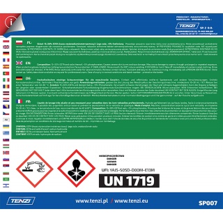 Płyn do mycia naczyń w zmywarkach TENZI, Gran Diw, 20l, Środki czyszczące, Artykuły higieniczne i dozowniki