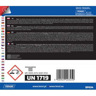 Płyn do czyszczenia przypaleń z grilli, piecyk&oacute;w i ruszt&oacute;w TENZI, Top Grill, 5l, Środki czyszczące, Artykuły higieniczne i dozowniki