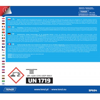 Plyn do mycia naczyń w zmywarkach TENZI, Gran Diw Blue, 10l, Środki czyszczące, Artykuły higieniczne i dozowniki