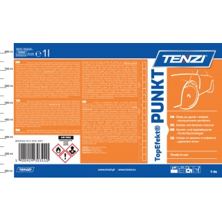 Preparat do punktowego usuwania trudnych plam TENZI, Topefekt Punkt, 1l, Środki czyszczące, Artykuły higieniczne i dozowniki