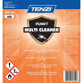 Aerozol do punktowego usuwania trudnych plam TENZI, Punkt Multicleaner, 0,3l, Środki czyszczące, Artykuły higieniczne i dozowniki