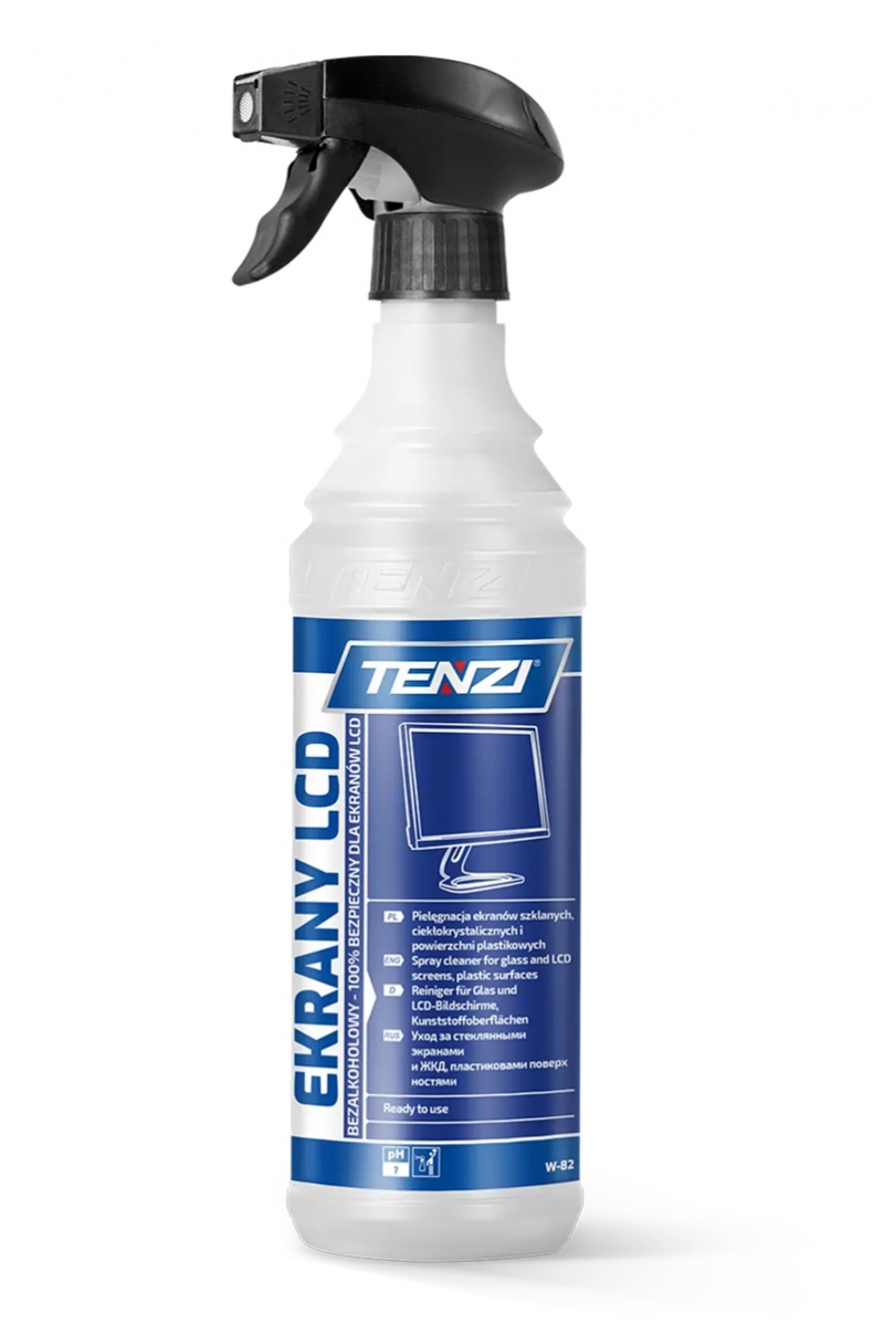 Płyn do czyszczenia ekran&oacute;w TENZI, ekrany LCD, 0,6l, Środki czyszczące, Artykuły higieniczne i dozowniki