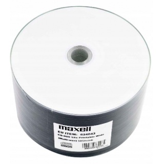PŁYTY CD-R 80 MAXELL 700MB X52 PRINT.SPINDL 50szt., Nośniki danych, Akcesoria komputerowe