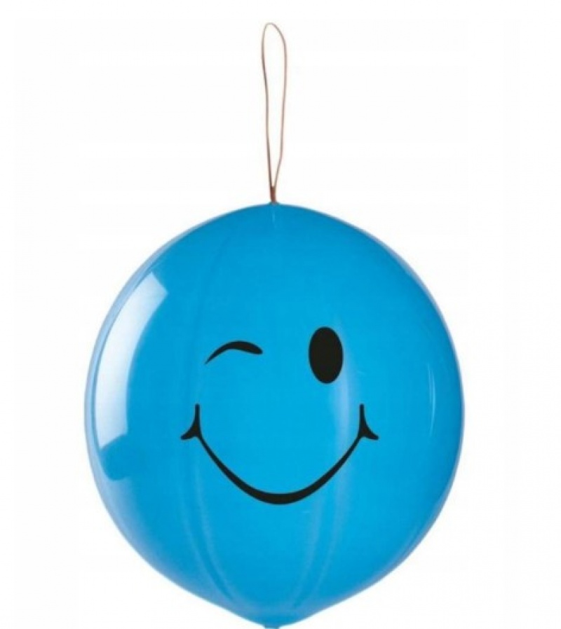 BALONY PASTEL UŚMIECHY JASNONIEBIESKIE 50szt., Balony, Art. na okazje i przyjęcia