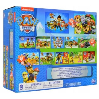 ZESTAW PREZENTOWY PUZZLE PSI PATROL, Dla malucha, Puzzle