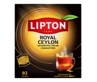 Herbata LIPTON czarna, Royal Ceylon, 92 torebki, Herbaty, Artykuły spożywcze