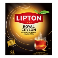 Herbata LIPTON czarna, Royal Ceylon, 92 torebki, Herbaty, Artykuły spożywcze