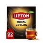 Herbata LIPTON czarna, Royal Ceylon, 92 torebki, Herbaty, Artykuły spożywcze