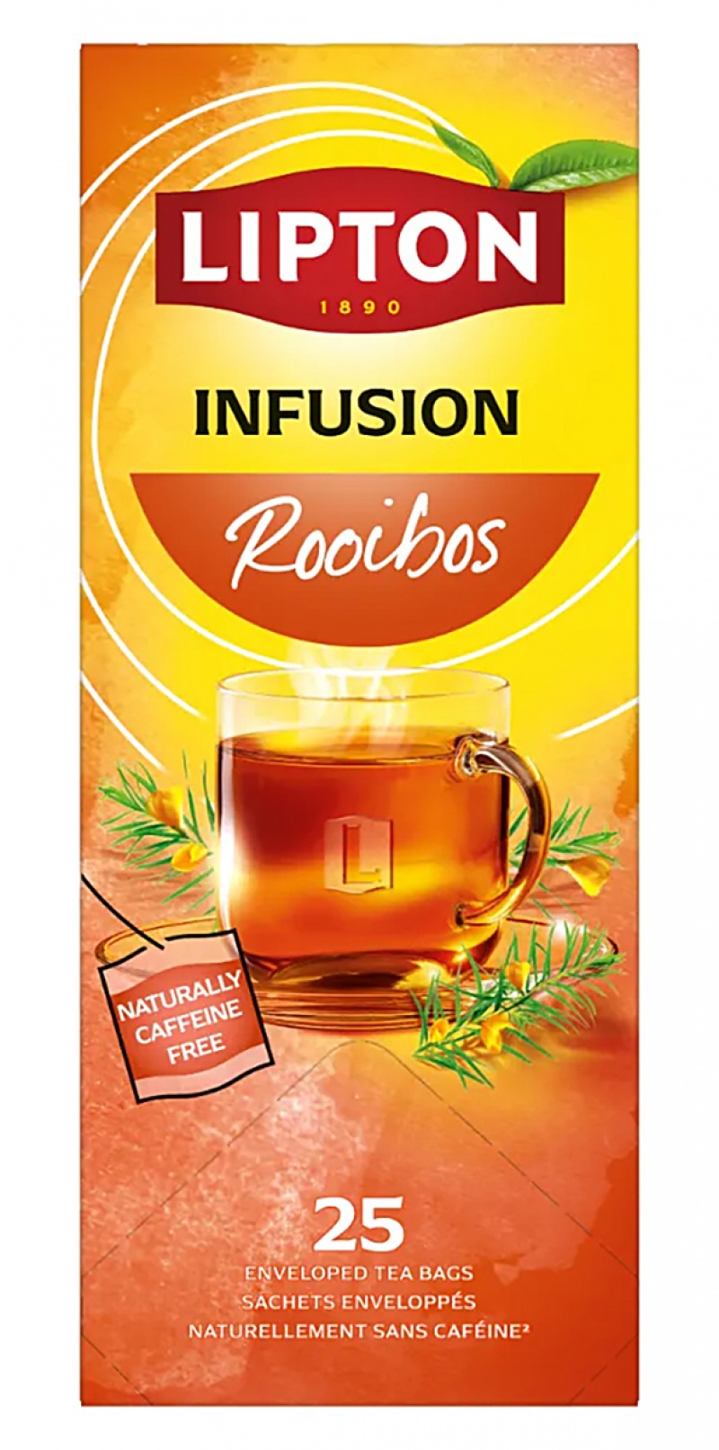 Herbata LIPTON Feel Good Selection, Relax, czerwonokrzew, 25 kopert, Herbaty, Artykuły spożywcze