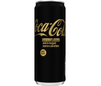 Coca-Cola Zero Zero, puszka, 0,33l, kaucja, Napoje gazowane, Artykuły spożywcze