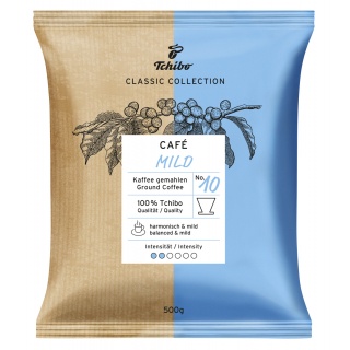 Kawa TCHIBO Cafe Classic Mild, mielona, 500g, Kawa, Artykuły spożywcze