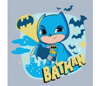 Paint by numbers IDEYKA, 25x25 cm, Batman: Hero of Darkness, 1 pc