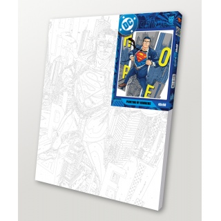 Malowanie po numerach IDEYKA, 40x50 cm, Superman: Nadzieja, 1 szt., Produkty kreatywne, Artykuły szkolne