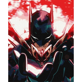 Malowanie po numerach IDEYKA, 40x50 cm, metallic, Batman: Mroczny Rycerz, 1 szt., Produkty kreatywne, Artykuły szkolne