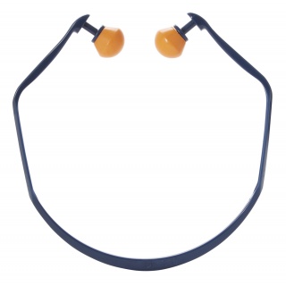 Opaska z zatyczkami do uszu 3M (1310C1), + 2 pary wymiennych wkładek, niebiesko-pomarańczowa, Ochrona słuchu, Ochrona indywidualna