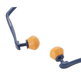 Opaska z zatyczkami do uszu 3M (1310C1), + 2 pary wymiennych wkładek, niebiesko-pomarańczowa, Ochrona słuchu, Ochrona indywidualna