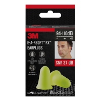 Earplugs 3M (EARFXC5), 5 pairs, yellow