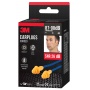 Corded earplugs 3M (1271C1), 1 pair + case, orange-blue