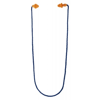 Zatyczki do uszu na sznurku 3M (1271C1), 1 para + etui, pomarańczowo-niebieskie, Ochrona słuchu, Ochrona indywidualna