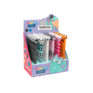 DŁUGOPIS WYMAZYWALNY AUTOMATYCZNY "CATS", Długopisy automatyczne, Art. do pisania i korygowania