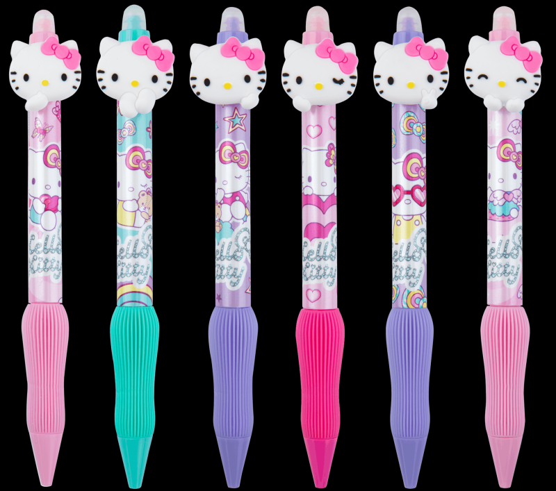 DŁUGOPIS WYMAZYWALNY AUTOM.GRIP HELLO KITTY, Długopisy automatyczne, Art. do pisania i korygowania