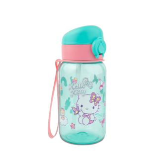 BIDON HUGO 500ml.LIGHT BLUE PINK 1 HELLO KITTY, Bidony, Bidony i śniadani&oacute;wki