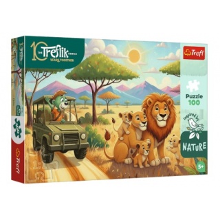 PUZZLE 100 - Inspired By Nature - Lwy", 100 element&oacute;w, Puzzle