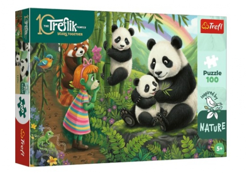 PUZZLE 100 - Inspired By Nature - Pandy" / KA..., 100 element&oacute;w, Puzzle