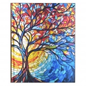 NOTATNIK DUŻY WITRAŻ DRZEWO ŻYCIA