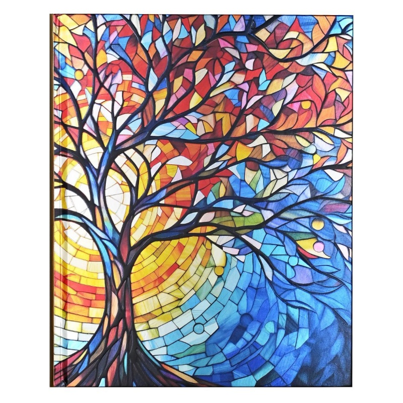 NOTATNIK DUŻY WITRAŻ DRZEWO ŻYCIA, Notatniki, Zeszyty i bloki