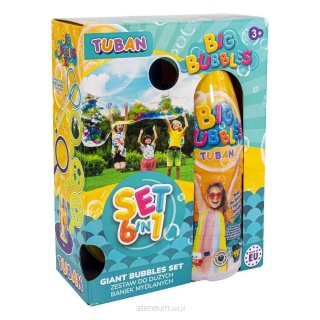 BAŃKI ZESTAW BOX DUŻYCH BANIEK 6W1, Bańki i akcesoria do baniek, Zabawki