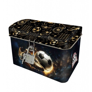 SKARBONKA Z KŁ&Oacute;DKĄ KUFEREK A PIŁKA 21, Skarbonki, Zabawki