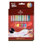 KIN DŁUGOPISY ŻELOWE KPL. 10 SZT. PASTEL NAGP-10P