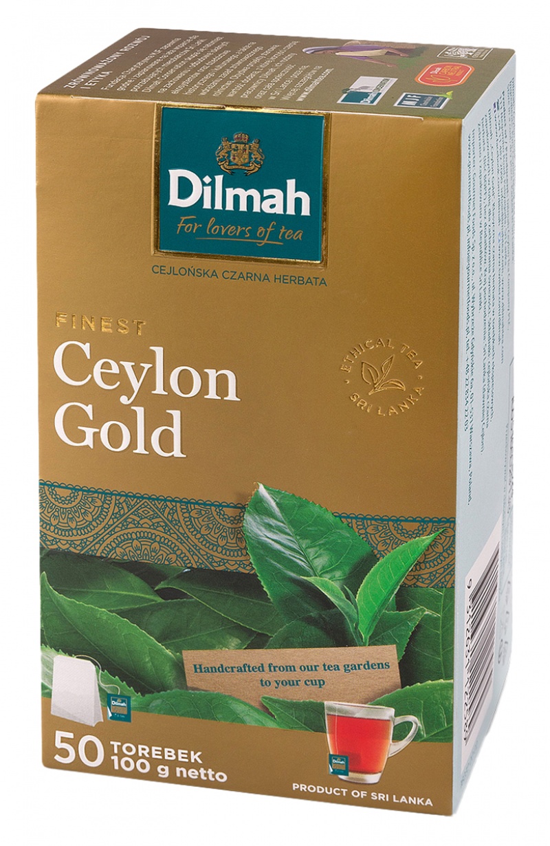 HERBATA, DILMAH, CEYLON GOLD, 50 TOREBEK, Promocje, ~ Nagrody