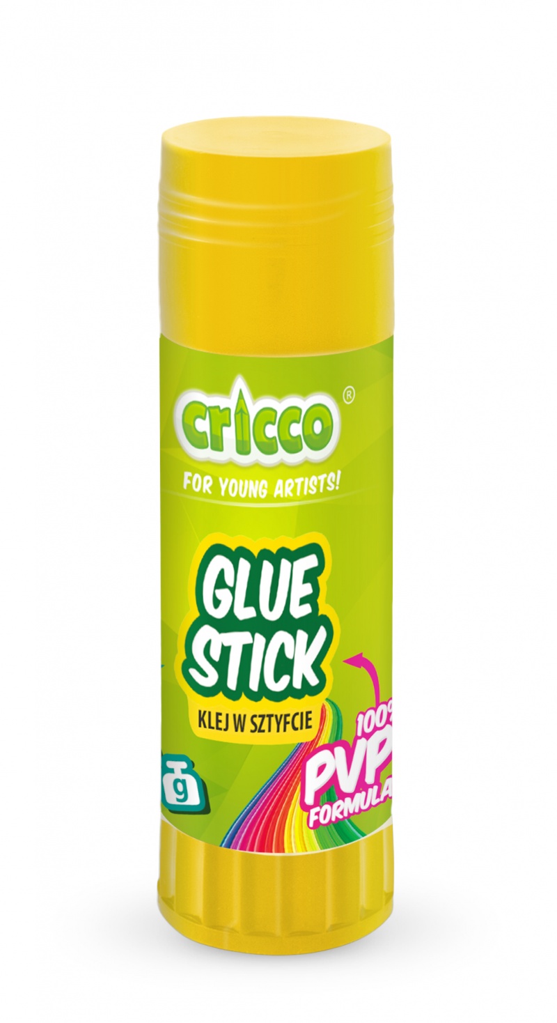 KLEJ W SZTYFCIE PVP CRICCO 9G, Kleje, Galanteria biurowa
