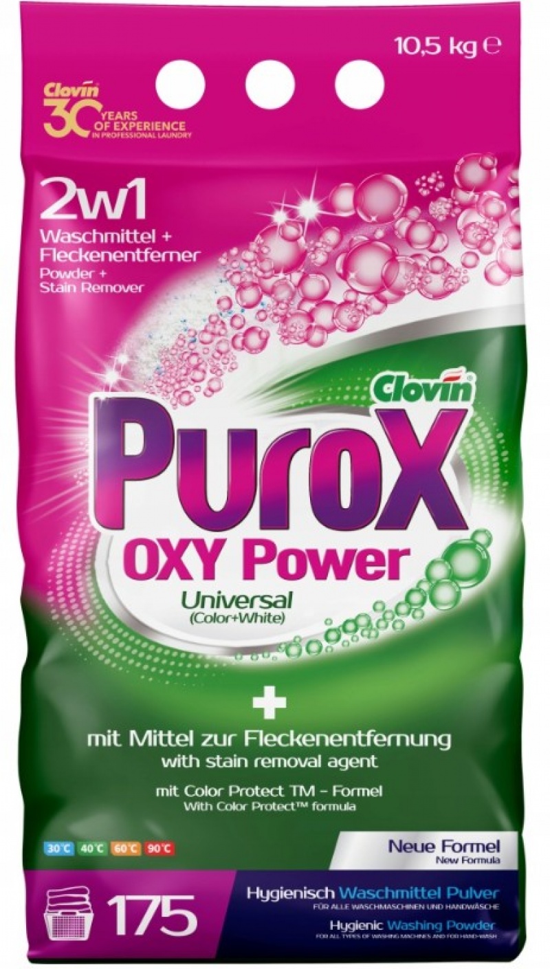 PUROX PROSZ 10,5KG UNIWER.2W1, Środki czyszczące, Art. higieniczne i dozowniki