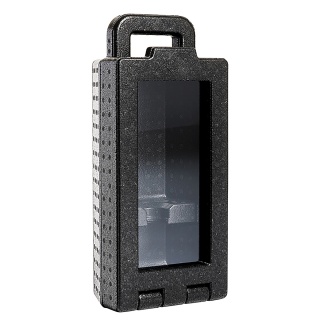 Stacja do płukania oka PLUM iBox 1, pusta, czarna, Apteczki, Ochrona indywidualna