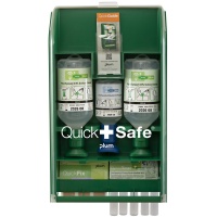 Wall-mounted first aid kit PLUM QuickSafe Basic, with supplies