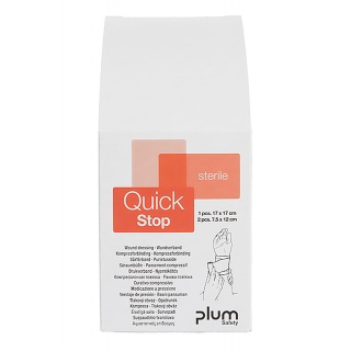 Zestaw opatrunkowy PLUM QuickStop, 3 szt., Apteczki, Ochrona indywidualna