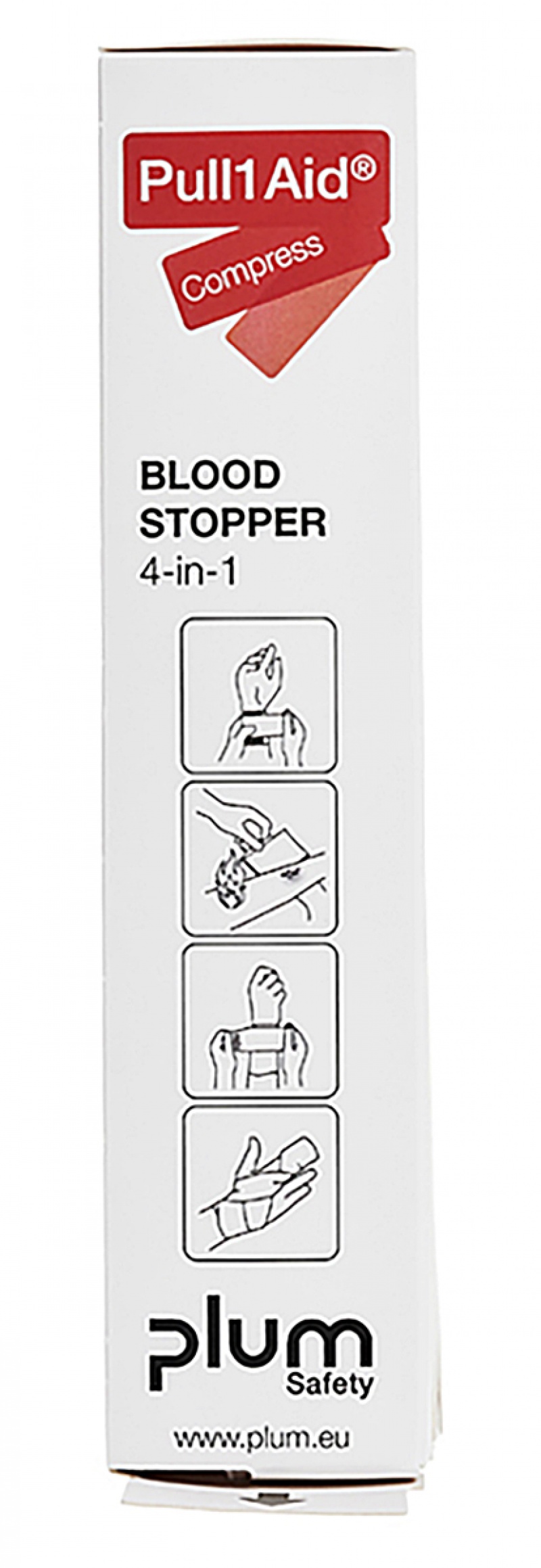 Opatrunek na rany 4w1 PLUM Blood Stopper, 17 x 17 cm, Apteczki, Ochrona indywidualna