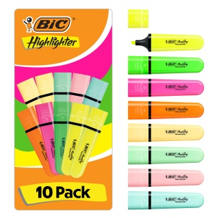 ZAKREŚLACZ HIGHLIGHTER FLAT NEON PASTELSTL AMZ B10, Zakreślacze, Art. do pisania i korygowania