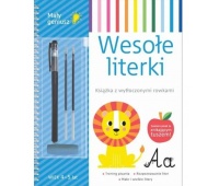 MAŁY GENIUSZ WESOŁE LITERKI, Edukacyjne, Książeczki