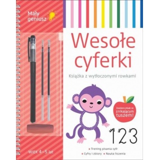MAŁY GENIUSZ WESOŁE CYFERKI, Edukacyjne, Książeczki