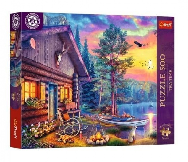 PUZZLE 500 - Trefl Premium Plus - Tea Time, 500 element&oacute;w, Puzzle