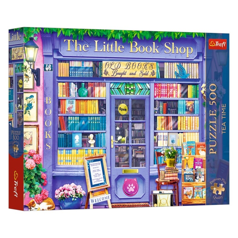 Puzzle - "500 Premium Plus" - Tea Time: Sklepik..., 500 element&oacute;w, Puzzle