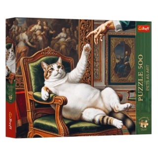 Puzzle 500 Premium Plus" - Pets as ArT, 500 element&oacute;w, Puzzle