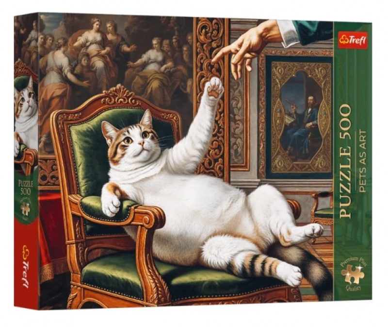 Puzzle 500 Premium Plus" - Pets as ArT, 500 element&oacute;w, Puzzle